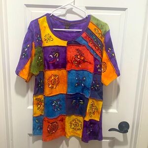 NEW “Rising International” multi short sleeve T-shirt